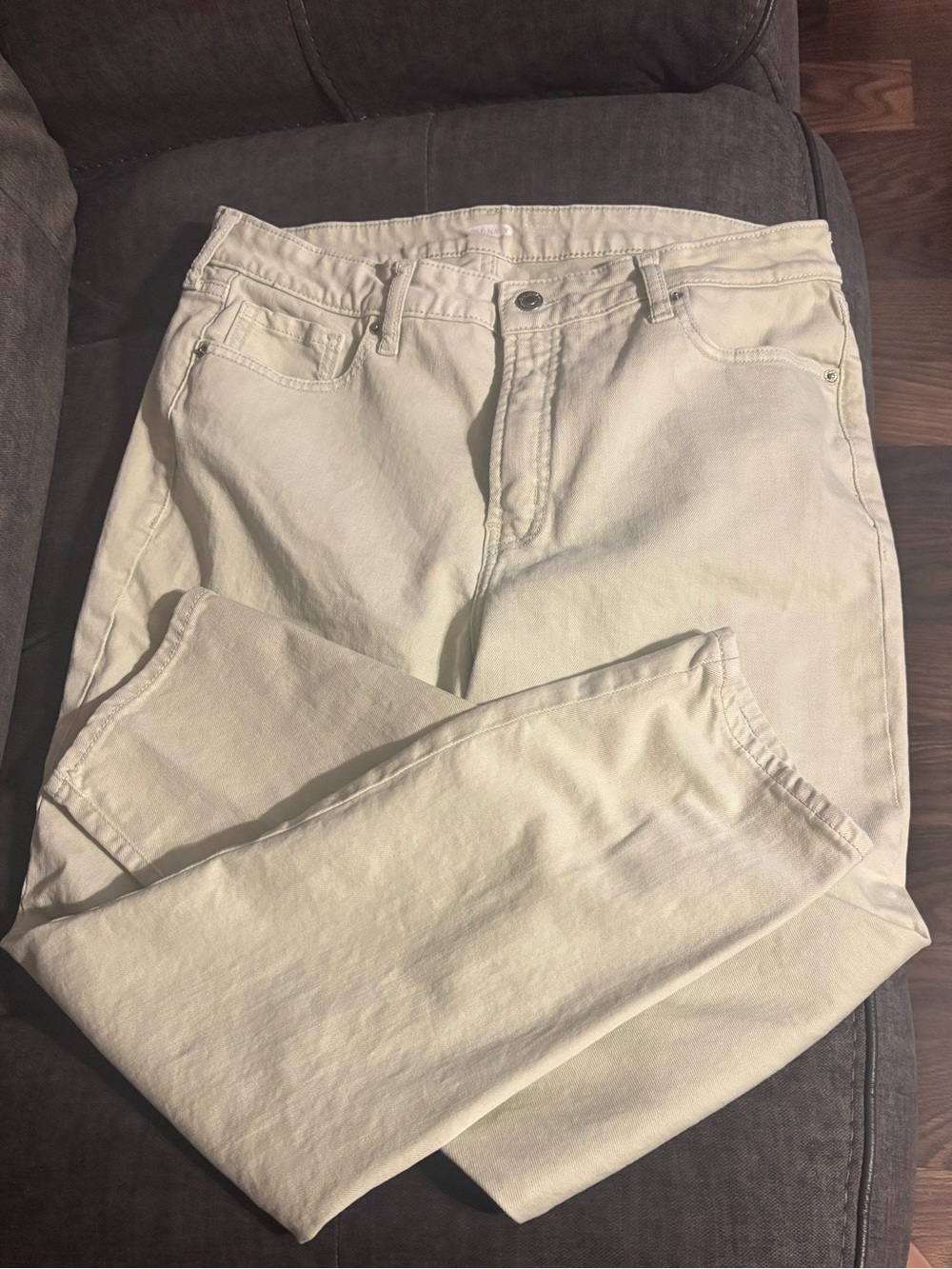 Old Navy OG Straight High-Rise Denim Jeans - mint Green with secret slim pockets